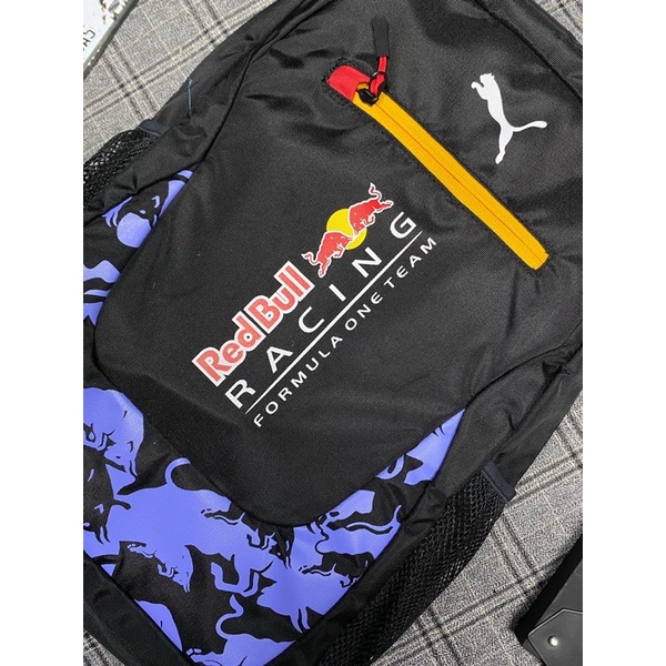 Ba Lô Thể Thao Redbull Racing Team Màu Đen Dây Khoá Vàng - Balo Nam Nữ Đi Học Đựng Laptop Làm Việc Và Du Lịch - MR BEAN