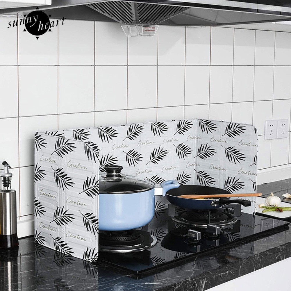 Vách ngăn chống văng dầu bằng lá nhôm gập lại được cho nhà bếp