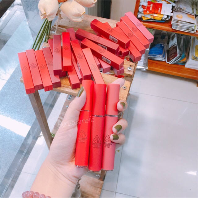 Son kem lì 3ce Velvet Lip Tint