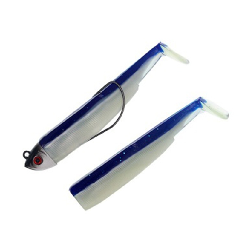 QQ Set 2 Mồi Giả Nhử Cá Bằng Nhựa Cứng 9.5cm Gắn Kèm Móc Câu Tiện Dụng