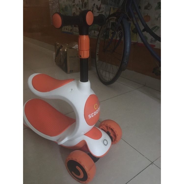 Xe trượt Scooter 3 in 1 cho bé cao cấp Chilux - 3 chế độ - Bánh xe phát sáng vĩnh cữu gấp gọn chịu lực 150kg