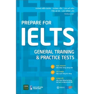 Sách - Prepare For Ielts General Training & Practice Tests - TTR Bookstore