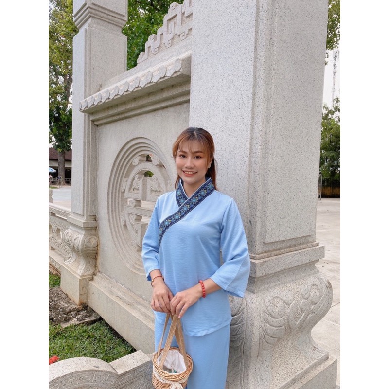 Áo Lam Đi Chùa # XÉO NƠ LỤA CAO CẤP GIÁ RẺ VÔ ĐỊCH