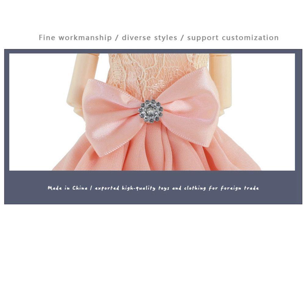 CLEVER Váy Búp Bê 30cm DIY Năm 2021 Quần Áo Bé Gái