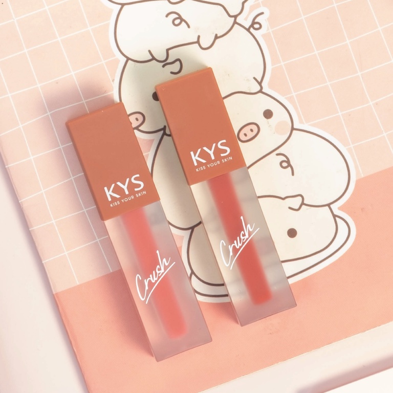 Son Kem Lì 11 Màu Crush KYS Lâu Trôi Mịn Môi Chocolate Không Chì 3.5g | BigBuy360 - bigbuy360.vn