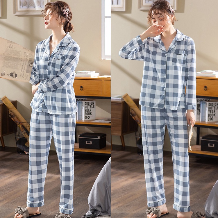 Bộ Đồ Pijama Dài Tay Cao Cấp ⚡️𝐌𝐈𝐄̂̃𝐍 𝐏𝐇𝐈́ 𝐒𝐇𝐈𝐏⚡️ Bộ Đồ Mặc Nhà Nữ Chất Cotton Mềm Mịn | BigBuy360 - bigbuy360.vn