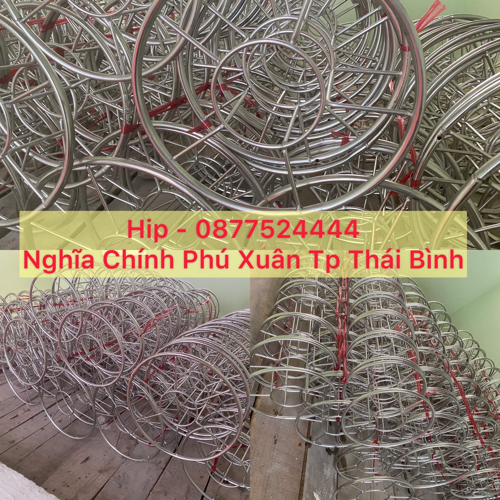 Guồng inox cuộn dây thả diều, cuộn ống (quấn dây quấn ống)