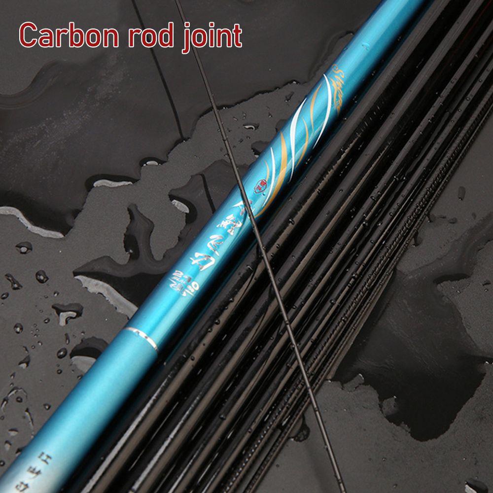 MUVAKO Cần Câu Cá Bằng Sợi Carbon Siêu Nhẹ Có Thể Thu Gọn Tiện Dụng Mang Theo Du Lịch