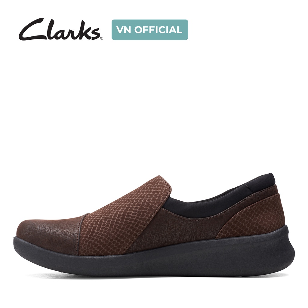 Giày Lười Nữ CLARKS Sillian2.0 Day màu Nâu