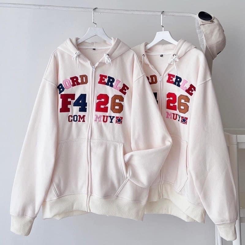 [ Rẻ vô địch ] Áo khoác nỉ form đại mũ hai lớp - F426