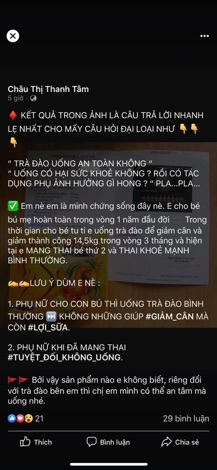 Combo 3 trà đào kelly detox