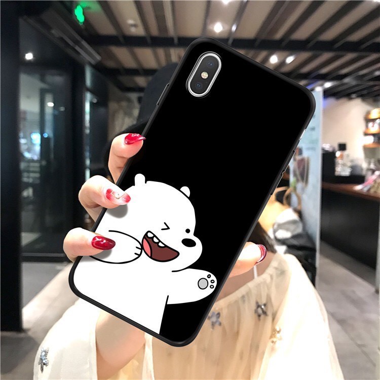 (TP.HCM)Ốp lưng MẪU Gấu tired ĐEN iphone 5/5s/6/6plus/6s/6splus/7/7plus/8/8plus/x/xr/xs/11/12/pro/max/plus/promax