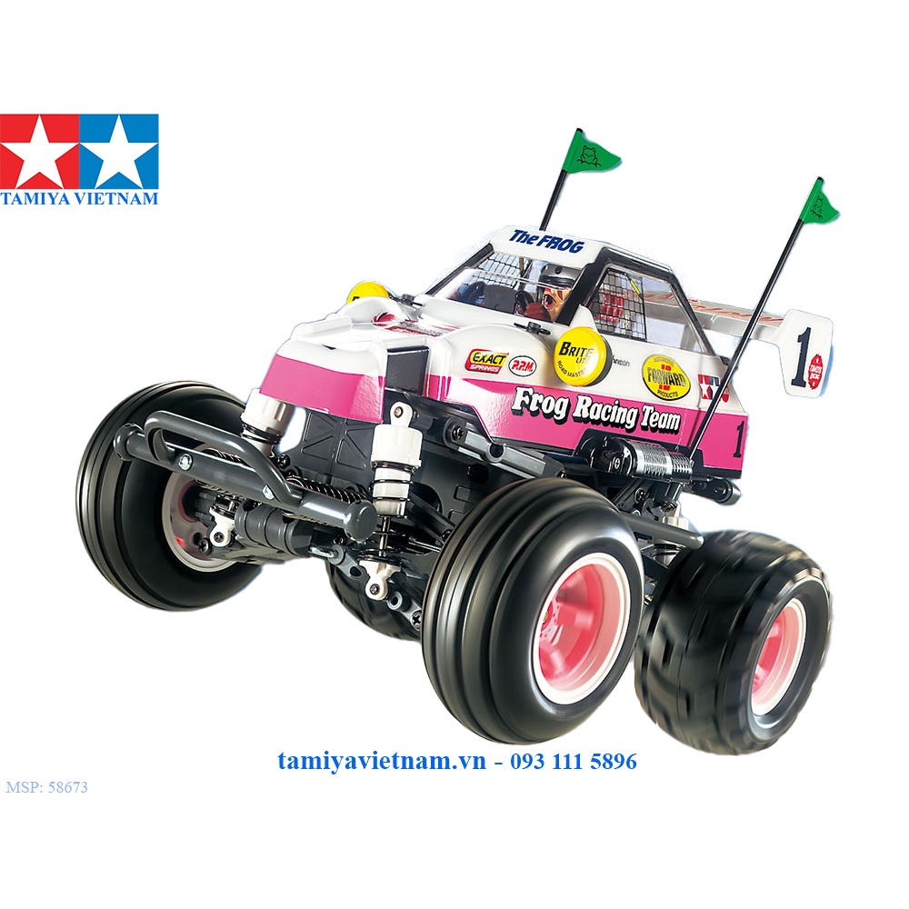 58673 Mô hình xe ô tô điều khiển từ xa 1/10 SCALE R/C CAR COMICAL FROG (WR-02CB CHASSIS)