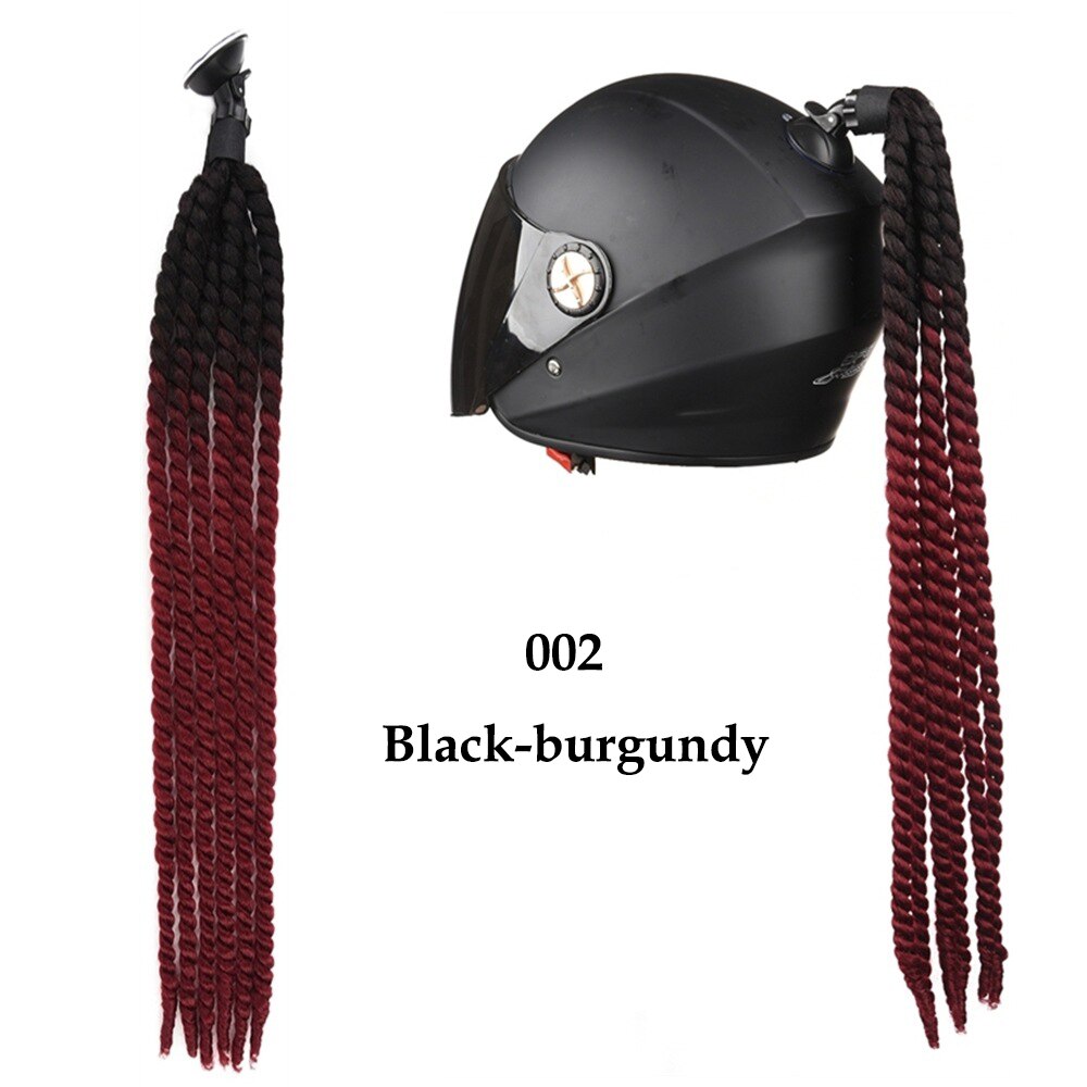 Tóc Giả Thắt Bím Đuôi Ngựa Mũ Bảo Hiểm Thời Trang Cá Tính Dành Cho Nam Nữ