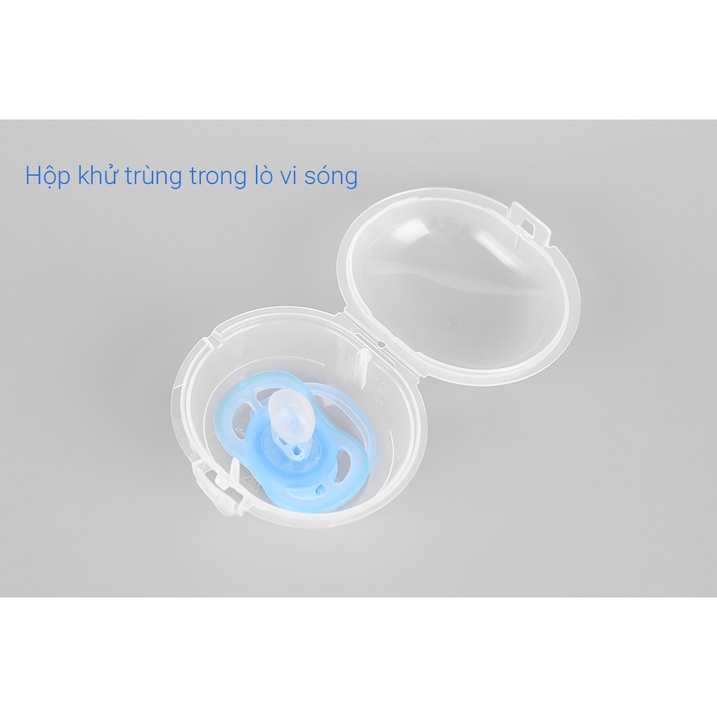 Núm ti giả thông khí ultra air Philips Avent SCF544/10 ti ngậm cho trẻ 0 đến 6 tháng tuổi