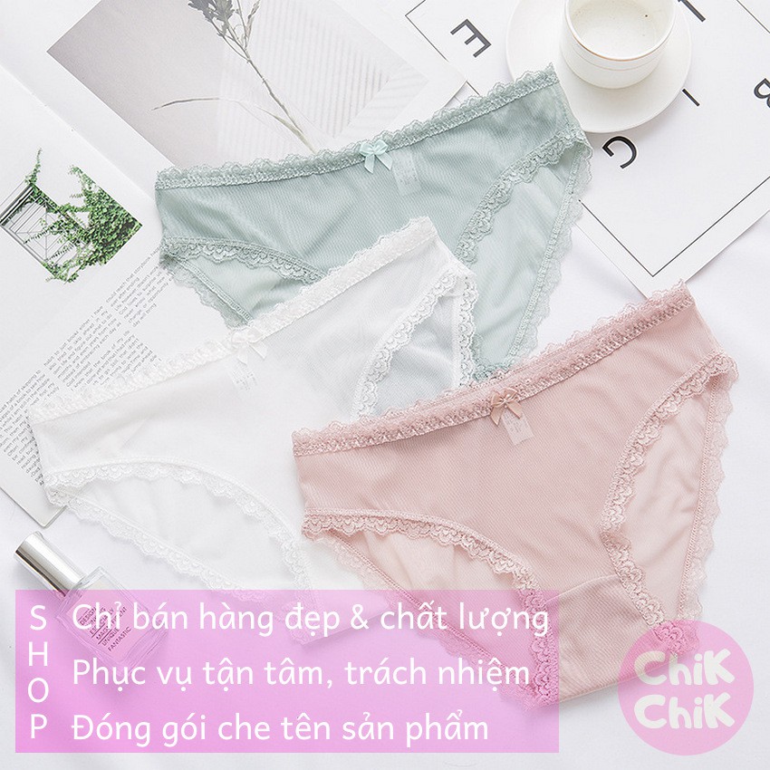 Quần lót ren cao cấp phối rất đẹp - ChikChik QL035