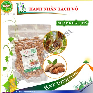 [500g] Hạnh nhân tách vỏ - Nhập khẩu Mỹ