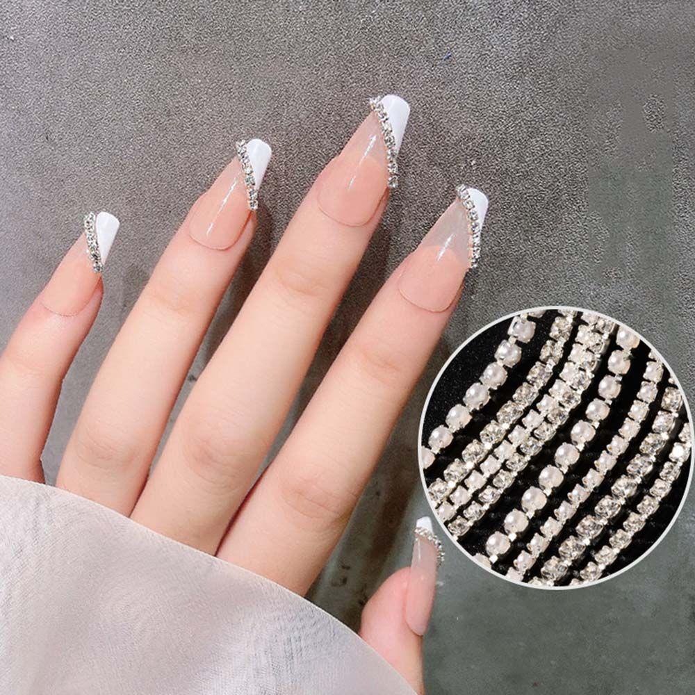 Phụ Kiện Trang Trí Móng Tay 3D Bằng Kim Loại Sang Trọng