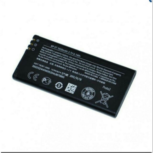 Pin Nokia Lumia 820, 825 (BP-5T) dung lượng 1650mAh - hàng Zin