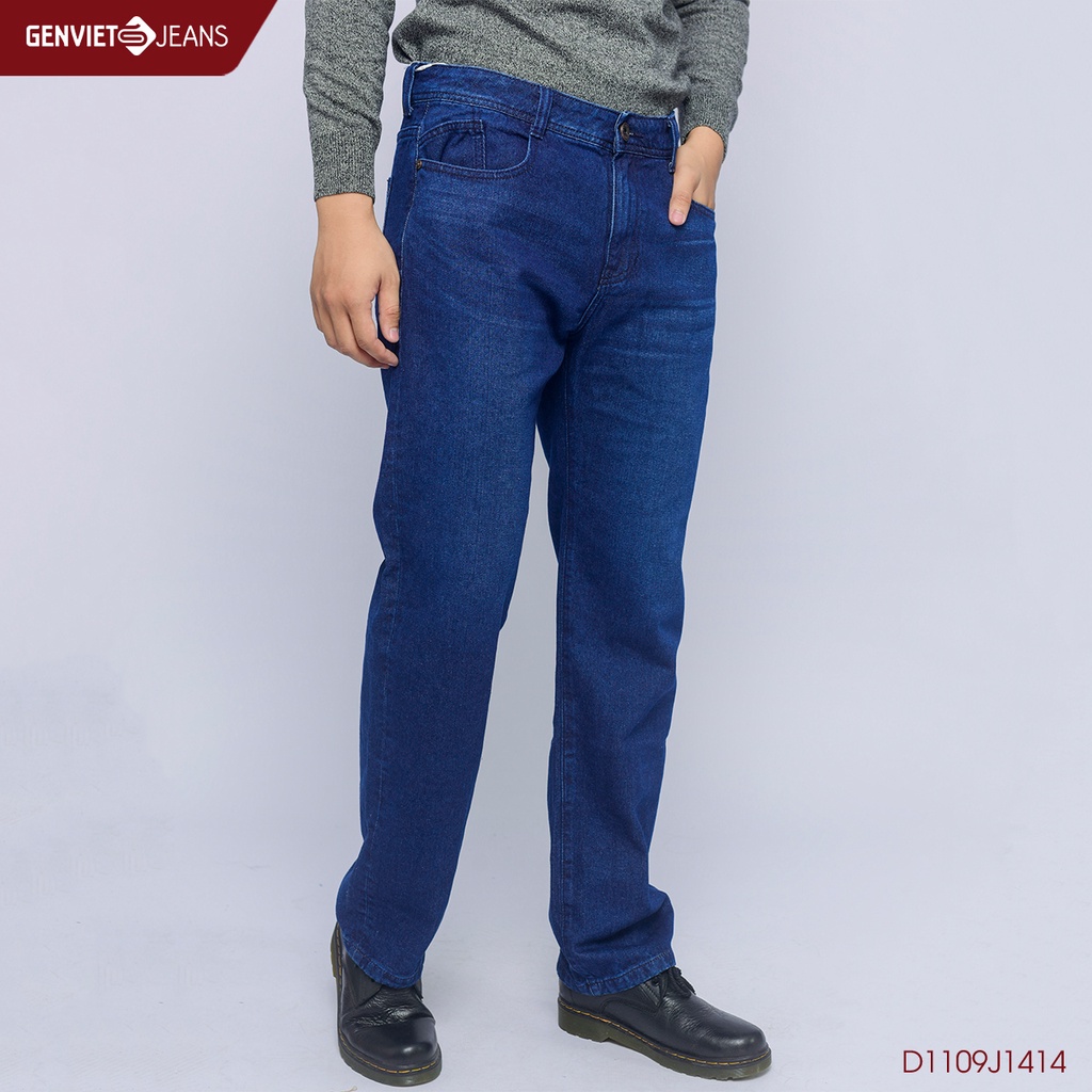 Quần Dài Jeans Nam Dáng Suông GENVIET D1109J1414 | BigBuy360 - bigbuy360.vn