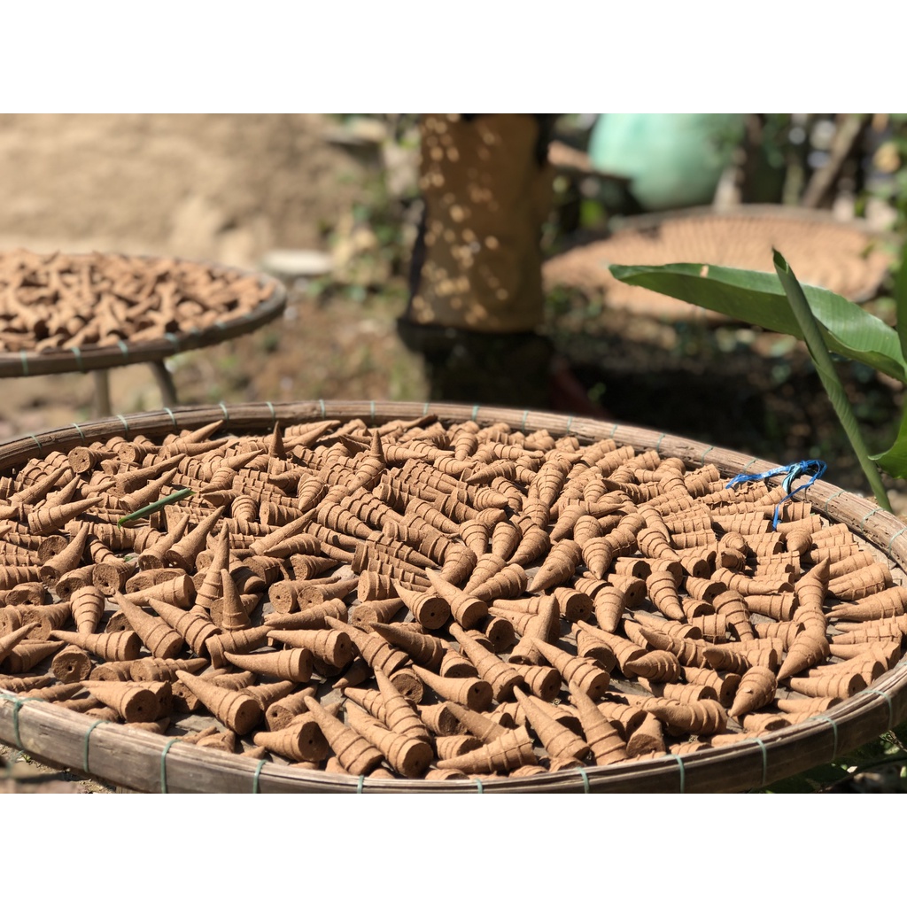Hương Nụ Quế Sạch cao cấp dùng Lư Xông hộp 40 viên - Hương Trầm Sạch Búp Sen