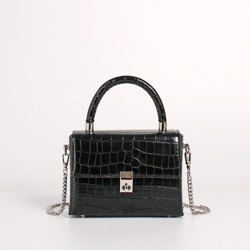 Túi Đeo Vai Vân Da Cá Sấu Thời Trang Dễ Phối Đồ Cho Bạn Gái