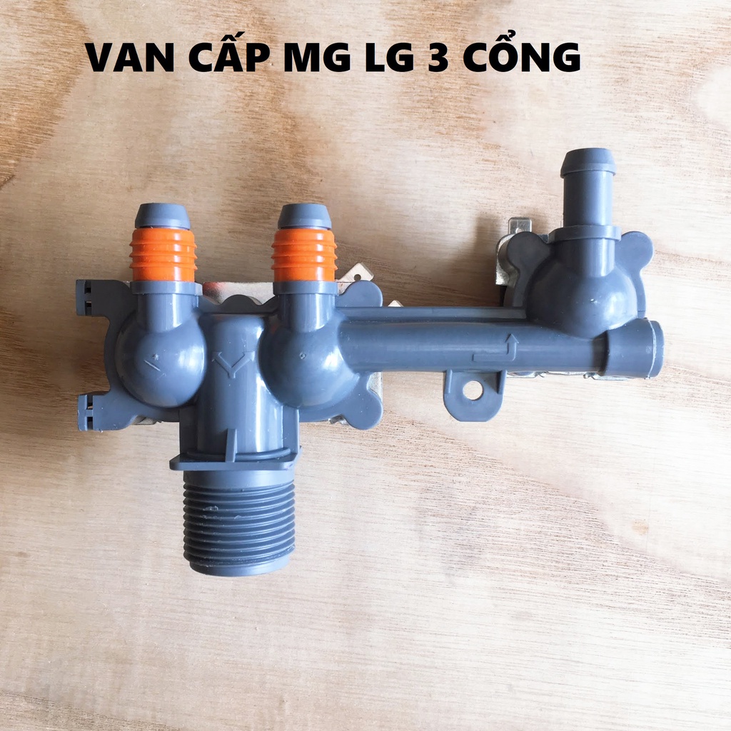 [SẴN HÀNG] Van cấp nước máy giặt LG ba cổng DC 12V [LOẠI TỐT] Van cấp ba máy giặt LG, van điện từ máy giặt LG