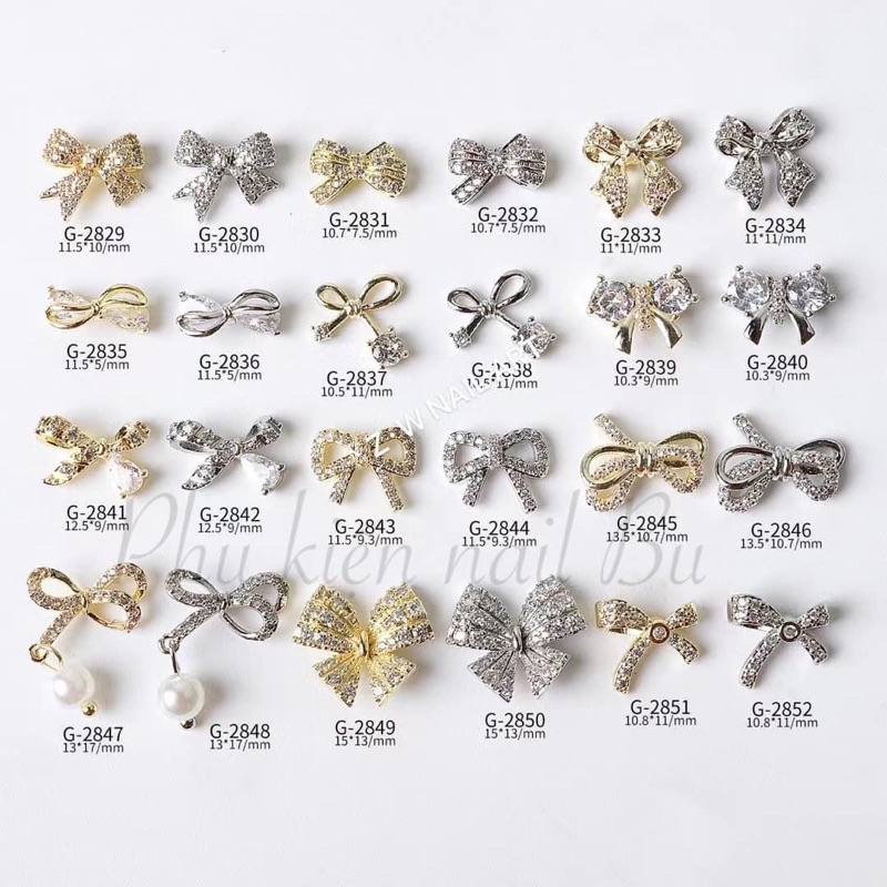 Charm  nơ cao cấp siêu đẹp