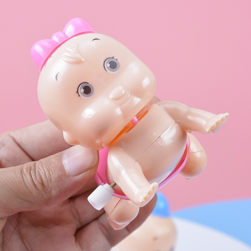 Em bé vặn cót biết bò - mô phỏng em bé trai, bé gái tập bò - Baby Toys