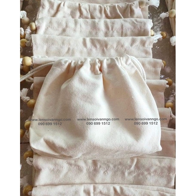 PK túi: Túi vải canvas có dây rút