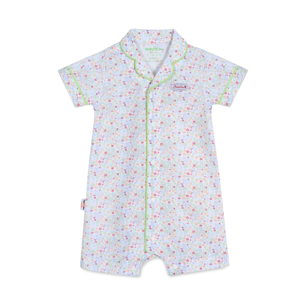 Bộ liền quần pyjamas bé gái 1342- BabyOne