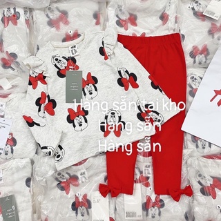 BỘ MICKEY NƠ ĐỎ CHO BÉ GÁI