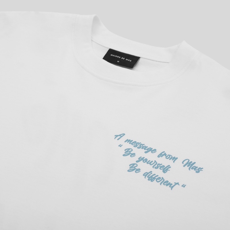 Áo thun Me Mysefl And I - White/Oily Green