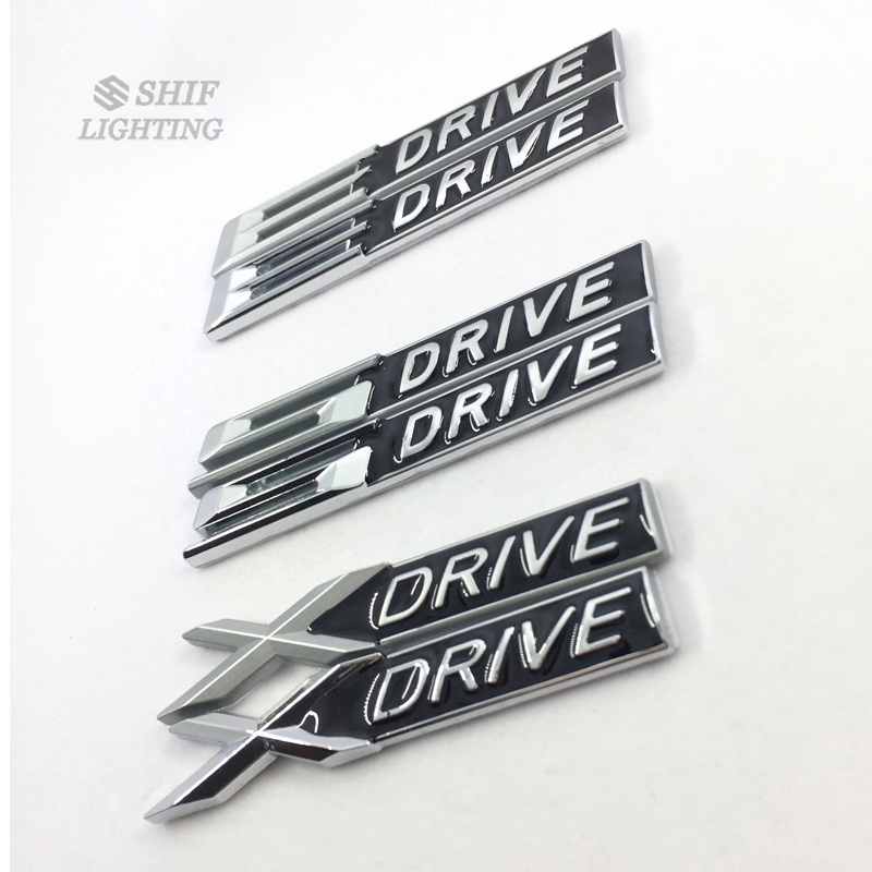 Miếng dán trang trí xe hơi hình chữ EDRIVE SDRIVE XDRIVE bằng kim loại dành cho xe hơi BMW