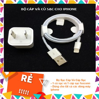 Bộ Sạc Cáp Và Cáp Sạc, Dùng Cho Điện Thoại IPhone, Loại Tốt Giá tốt