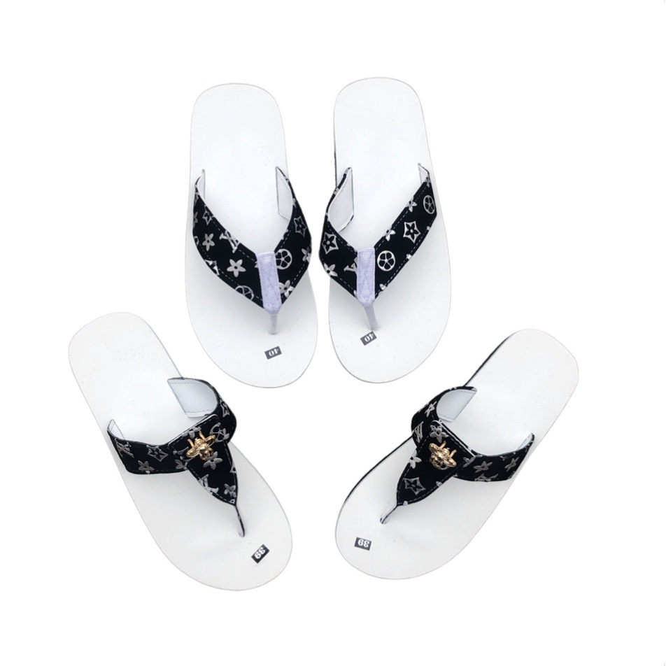 sandal đồng nai combo nam và nữ ( đế trắng quai xl trắng đen ) size từ 35 nữ đến 43 nam