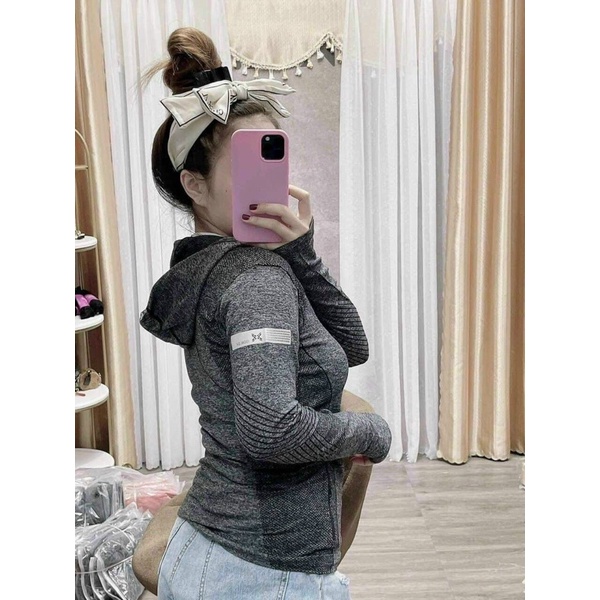 Áo Khoác Thể Thao Dệt Kim Tập Gym Yoga Bao Đẹp