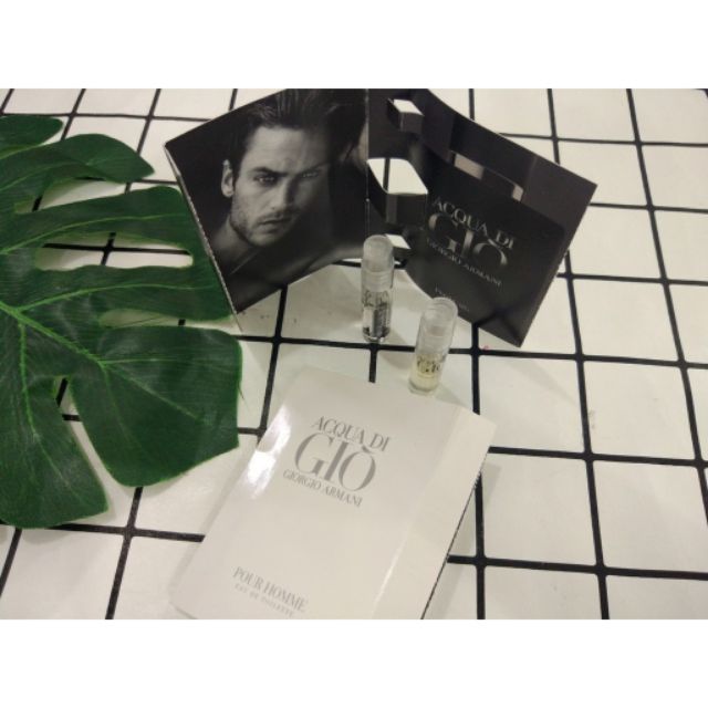 Nước hoa Giorgio Armani Acqua Di Gio Pour Homme￼￼￼￼￼￼￼123 Vial mẫu thử (bill Mỹ) | BigBuy360 - bigbuy360.vn