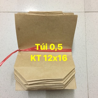 Combo 1000 túi giấy xi măng loại túi 0,5 KT 12x16