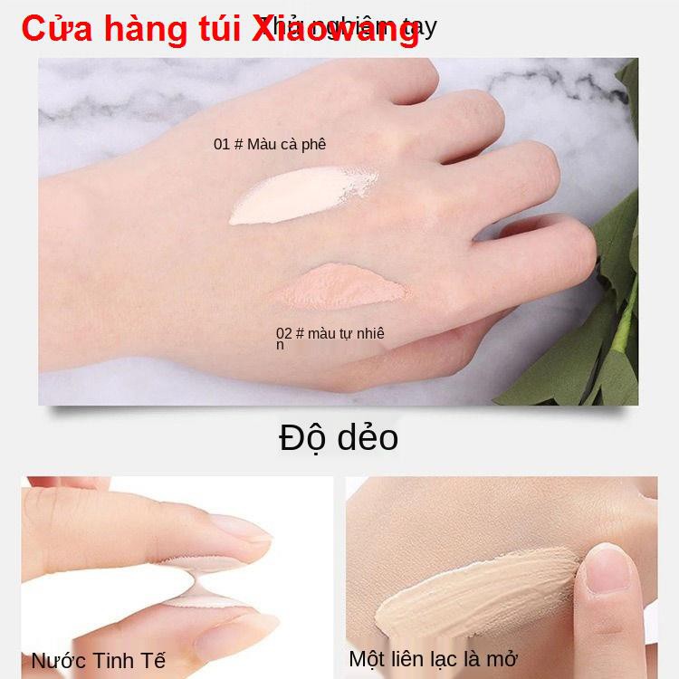 máy tự độngMeiqianer kem nền dạng tuýp vàng nhỏ che khuyết điểm, vết thâm mụn, và quầng mắt, học sinh chống thấm nướ1