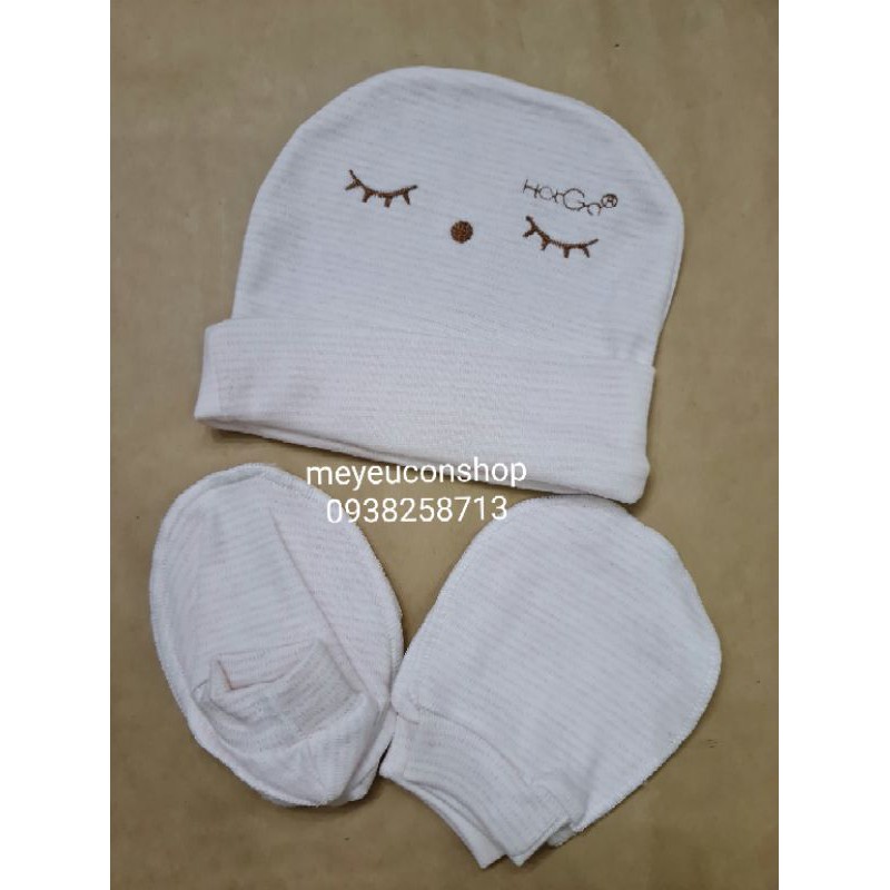[Chọn mẫu] Bộ nón + bao tay chân cao cấp Hotga cho bé sơ sinh