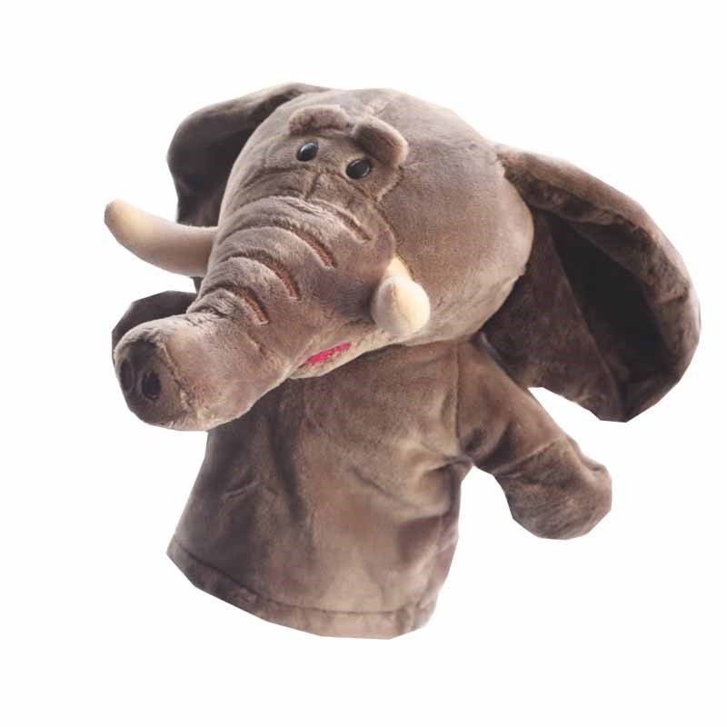 Rối Bông Đeo Ngón Tay Hình Động Vật Hoang Dã Mềm Mại