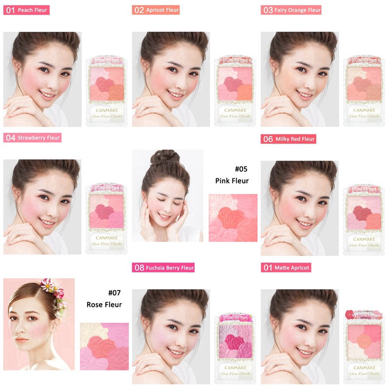 (Hàng Mới Về) Phấn Má Hồng Canmake Tông Lì Và Sáng Da | BigBuy360 - bigbuy360.vn