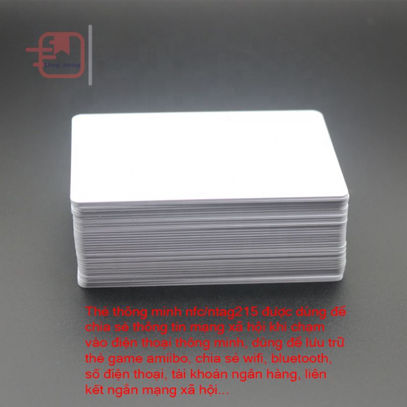 [Thẻ thông minh NFC/NTAG215] ghi thông tin cá nhân nhanh chóng