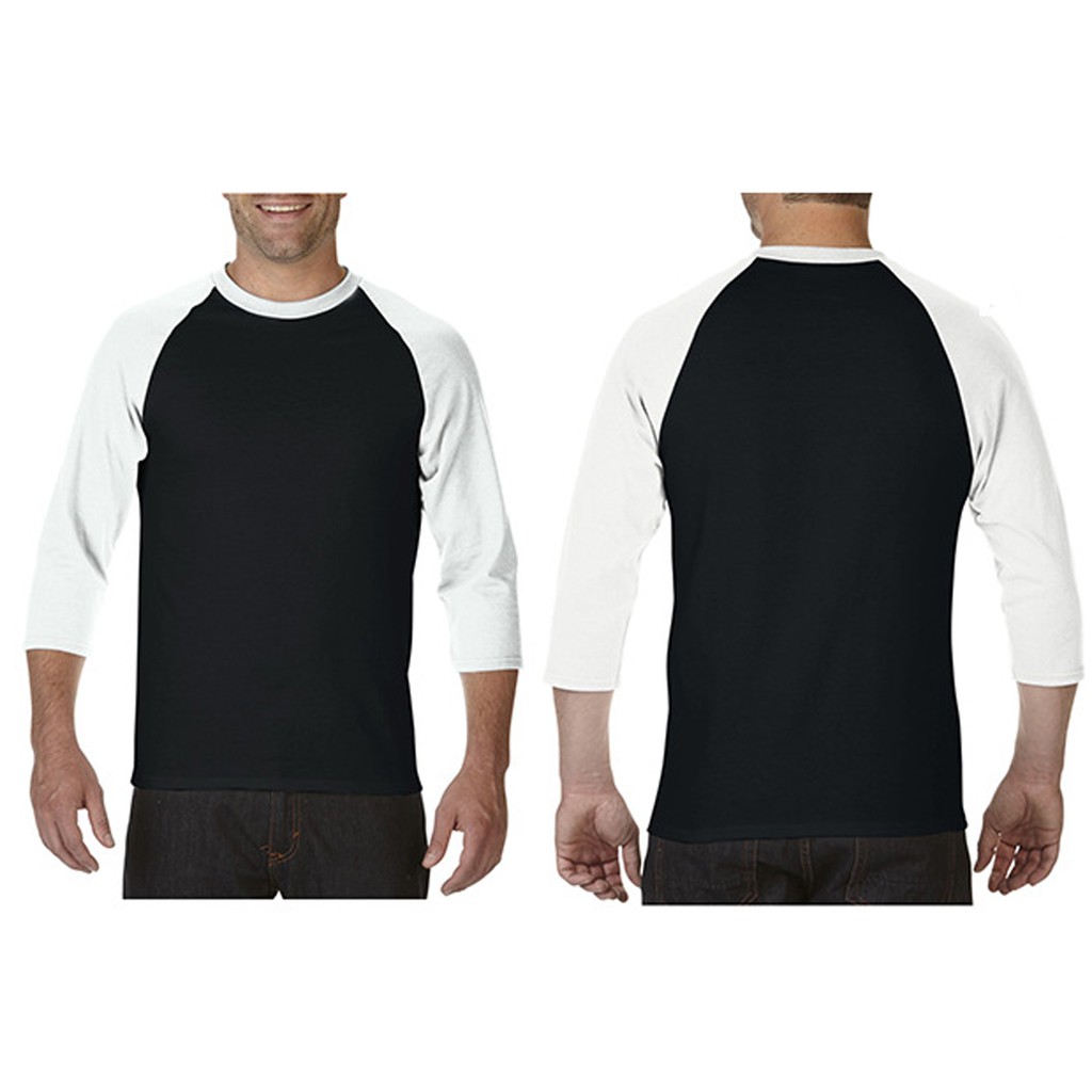 ÁO PHÔNG Gildan Sleeve Raglan 100% Cotton USA