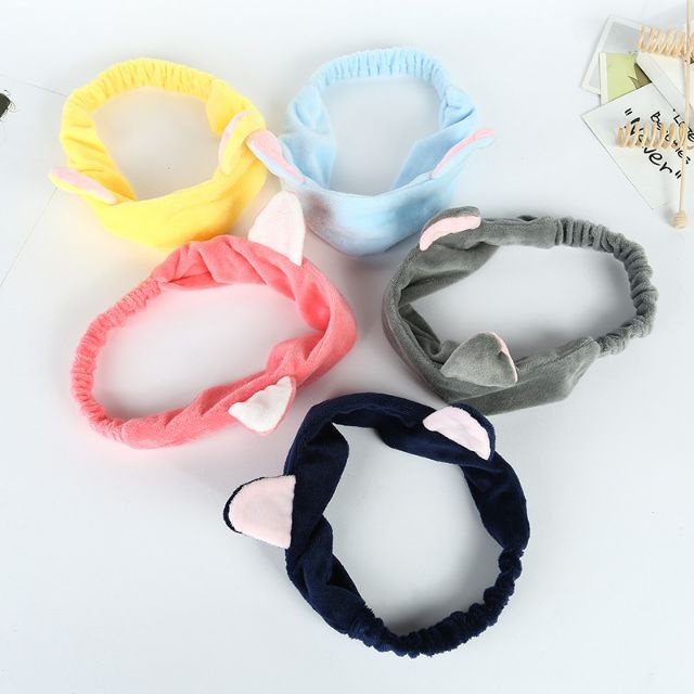 Băng đô, Cài tóc giúp tóc gọn gàng khi rửa mặt, tẩy trang, trang điểm