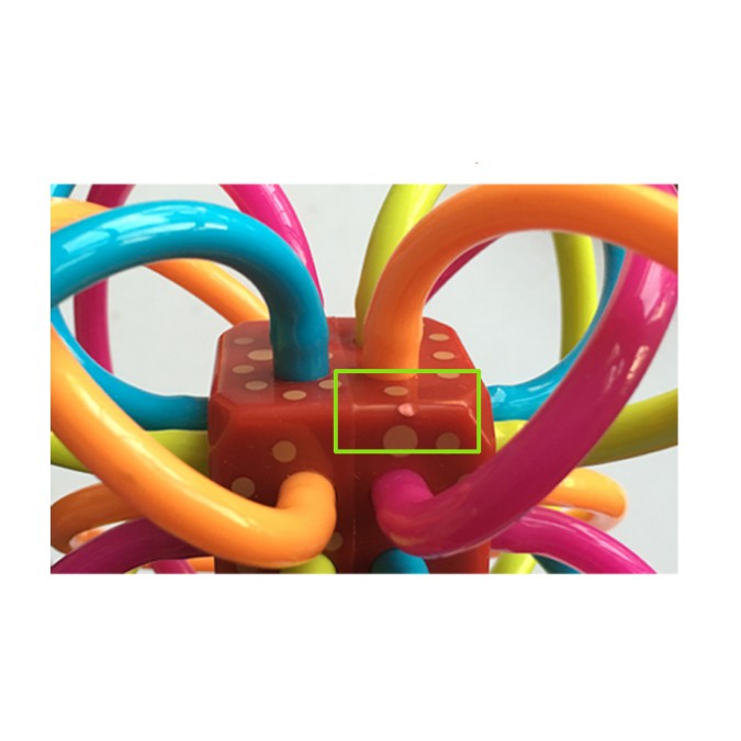 Bông hoa gặm nướu cầu vồng an toàn cho bé