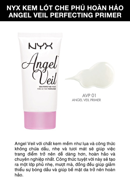 KEM LÓT NYX ANGEL VEIL