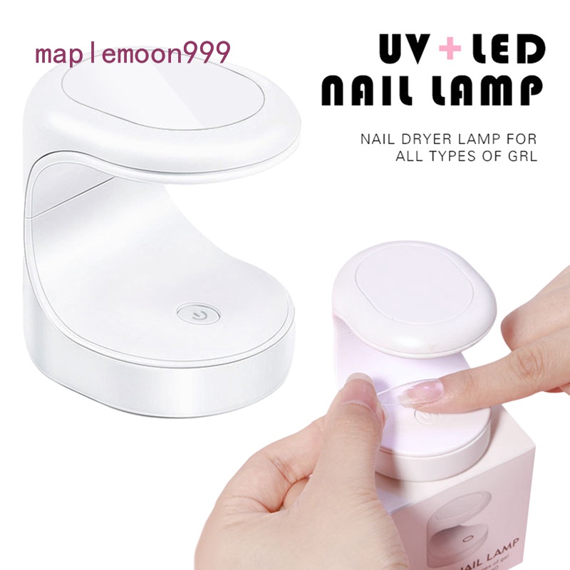 (Hàng Mới Về) Đèn Led Uv Mini Sấy Khô Sơn Móng Tay Kết Nối Usb