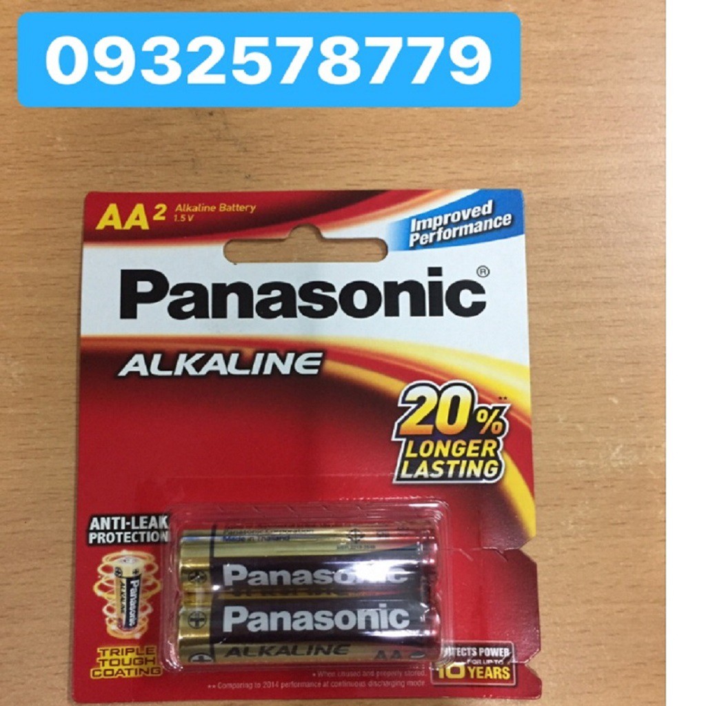 PIN 2A PANASONIC ALKALINE AA,PIN TIỂU PANASONIC HÀNG CHÍNH HÃNG